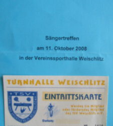 Sängertreffen Herbst 2008